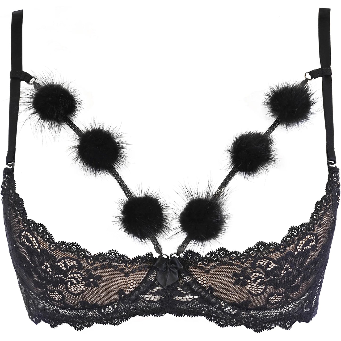 Sexy Open Cup Lace Bra Axami Pussycat
