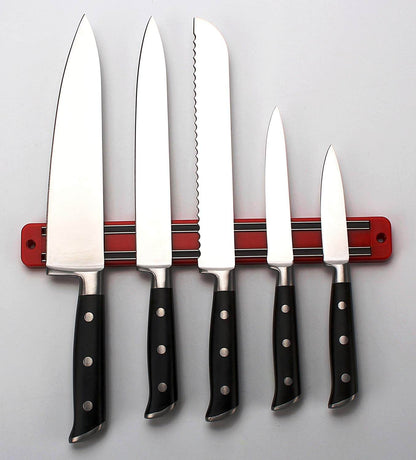 Magnetic Knife/Tool Rack - 5 Red