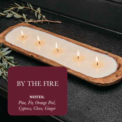 5-Wick Dough Bowl Soy Candle - By The Fire