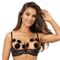 Sexy Open Cup Lace Bra Axami Pussycat
