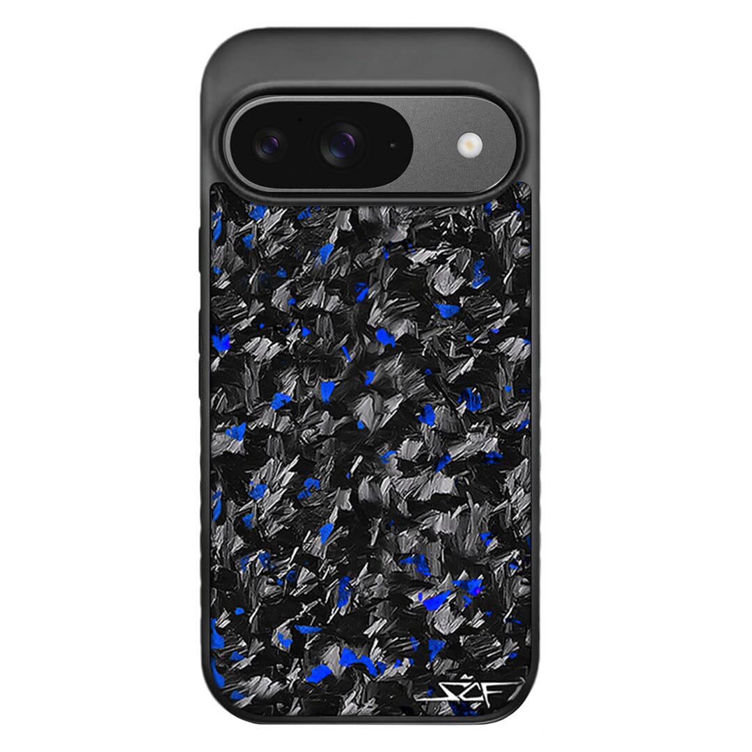 Google Pixel | Blue Flake Forged Carbon Fiber Case | CLASSIC Series