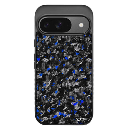 Google Pixel | Blue Flake Forged Carbon Fiber Case | CLASSIC Series