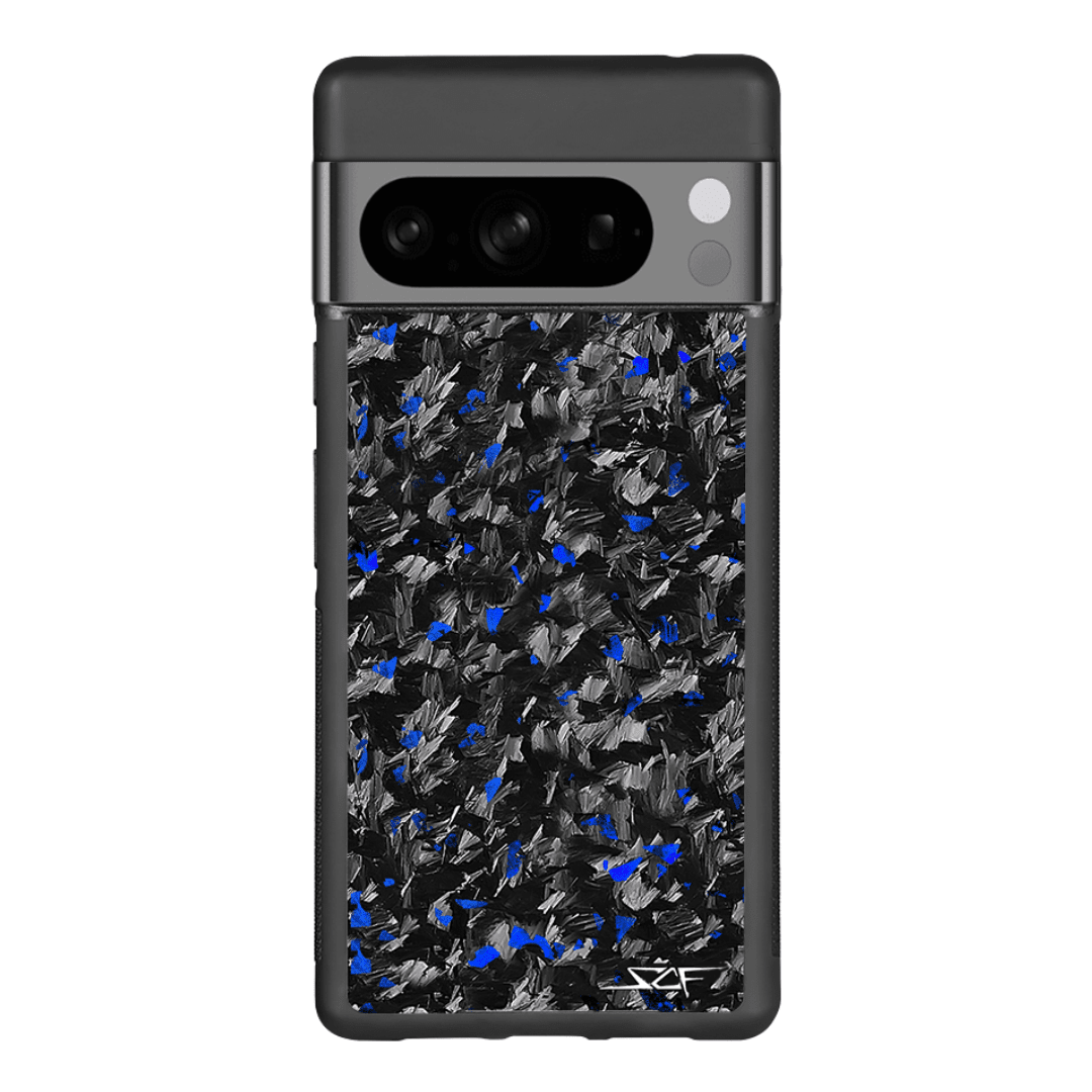Google Pixel | Blue Flake Forged Carbon Fiber Case | CLASSIC Series