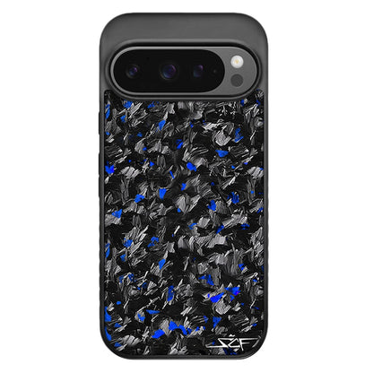 Google Pixel | Blue Flake Forged Carbon Fiber Case | CLASSIC Series