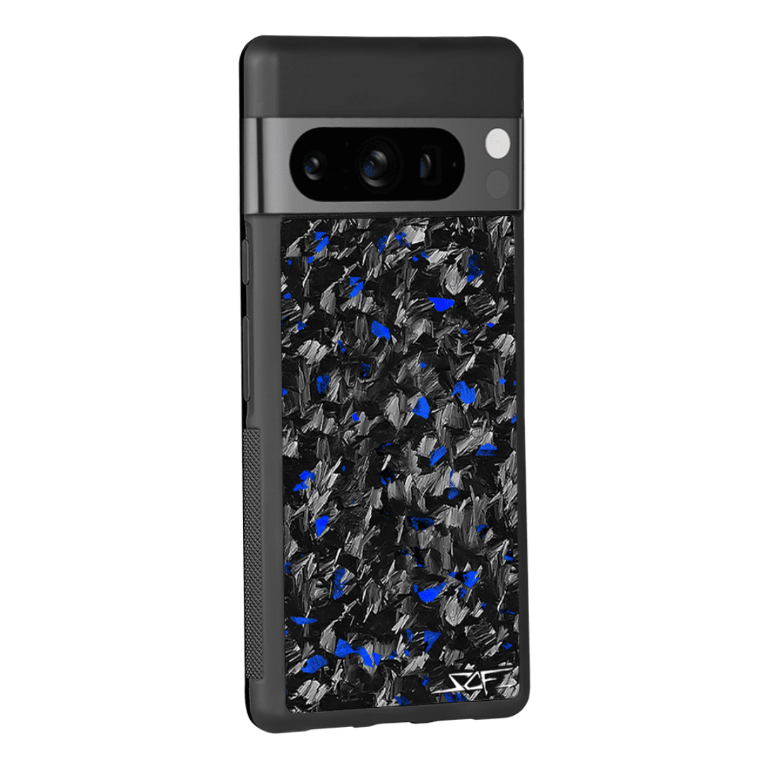 Google Pixel | Blue Flake Forged Carbon Fiber Case | CLASSIC Series