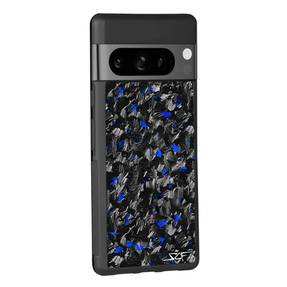 Google Pixel | Blue Flake Forged Carbon Fiber Case | CLASSIC Series
