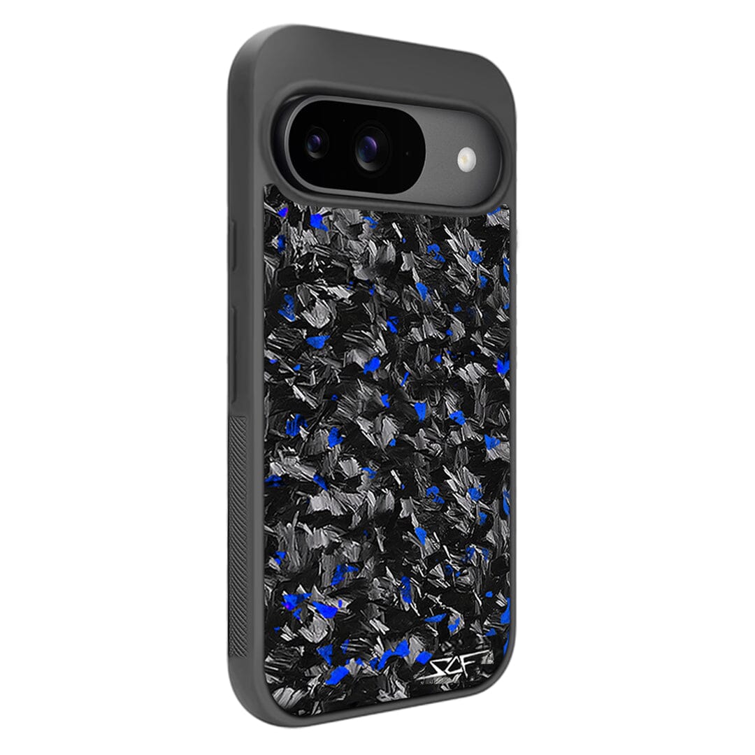 Google Pixel | Blue Flake Forged Carbon Fiber Case | CLASSIC Series
