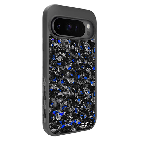 Google Pixel | Blue Flake Forged Carbon Fiber Case | CLASSIC Series