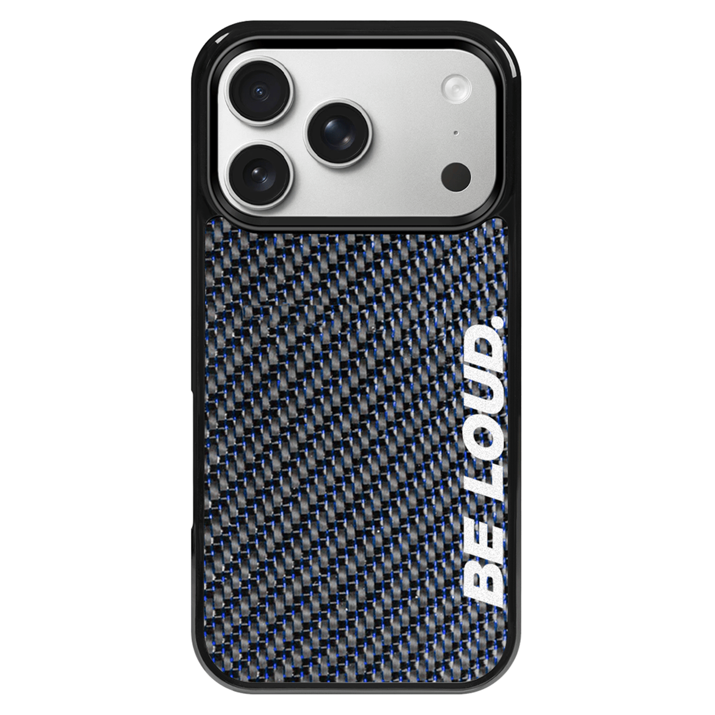 iPhone | Blue Lace Forged Carbon Fiber Case | BE LOUD. x SCF
