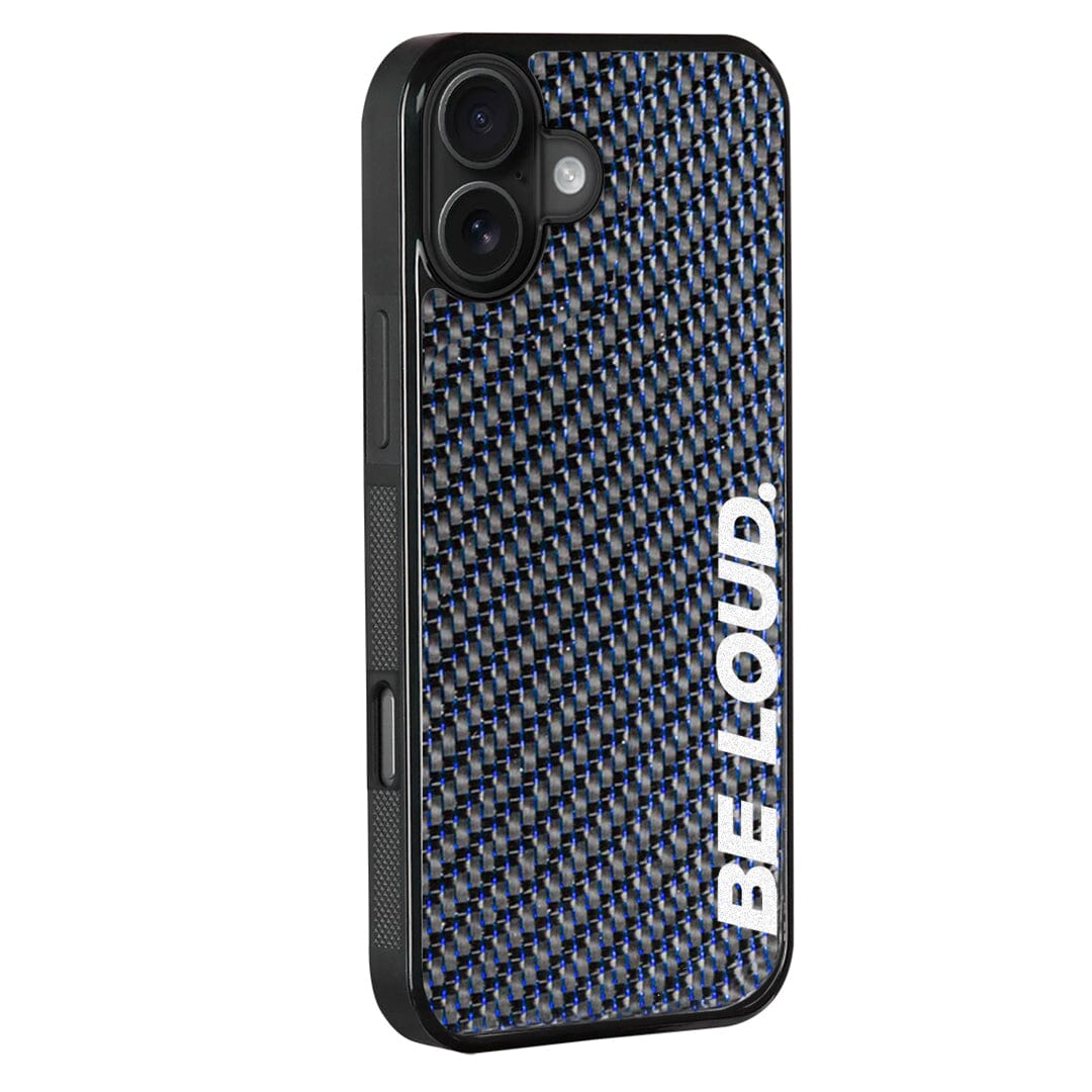 iPhone | Blue Lace Forged Carbon Fiber Case | BE LOUD. x SCF