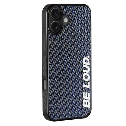 iPhone | Blue Lace Forged Carbon Fiber Case | BE LOUD. x SCF