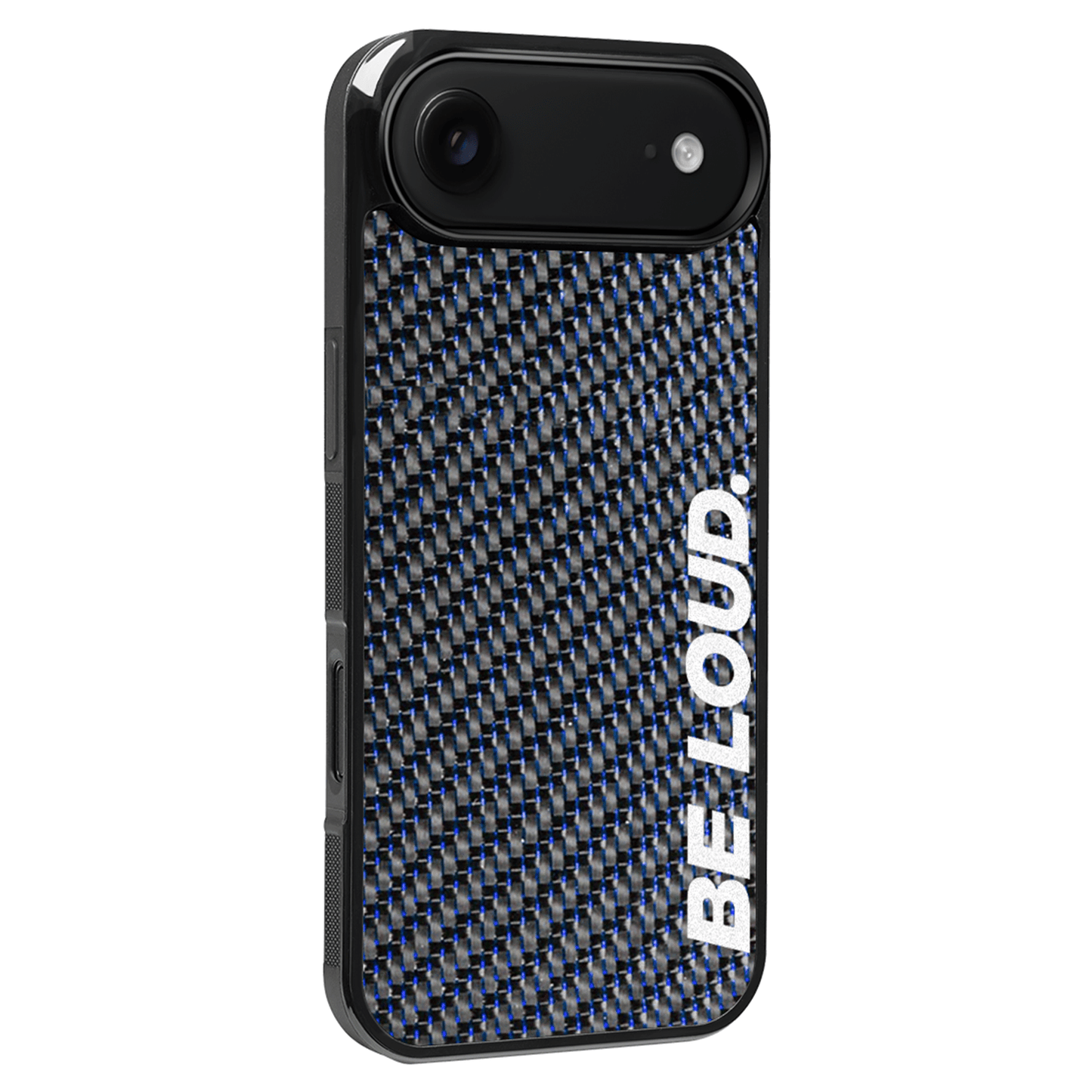 iPhone | Blue Lace Forged Carbon Fiber Case | BE LOUD. x SCF