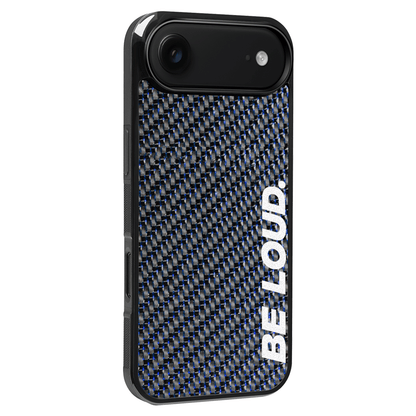 iPhone | Blue Lace Forged Carbon Fiber Case | BE LOUD. x SCF