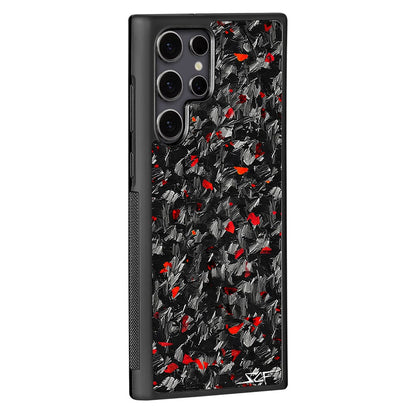 Samsung | Red Flake Forged Carbon Fiber Case | CLASSIC Series