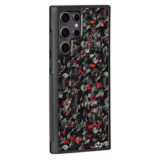 Samsung | Red Flake Forged Carbon Fiber Case | CLASSIC Series